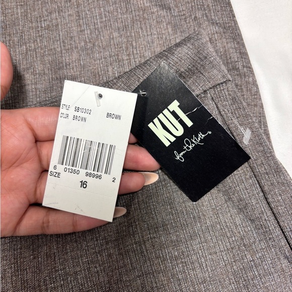 KUT from the Kloth Bootcut Trouser | Sz 16 | NWT | Brown Trousers - Picture 8 of 12